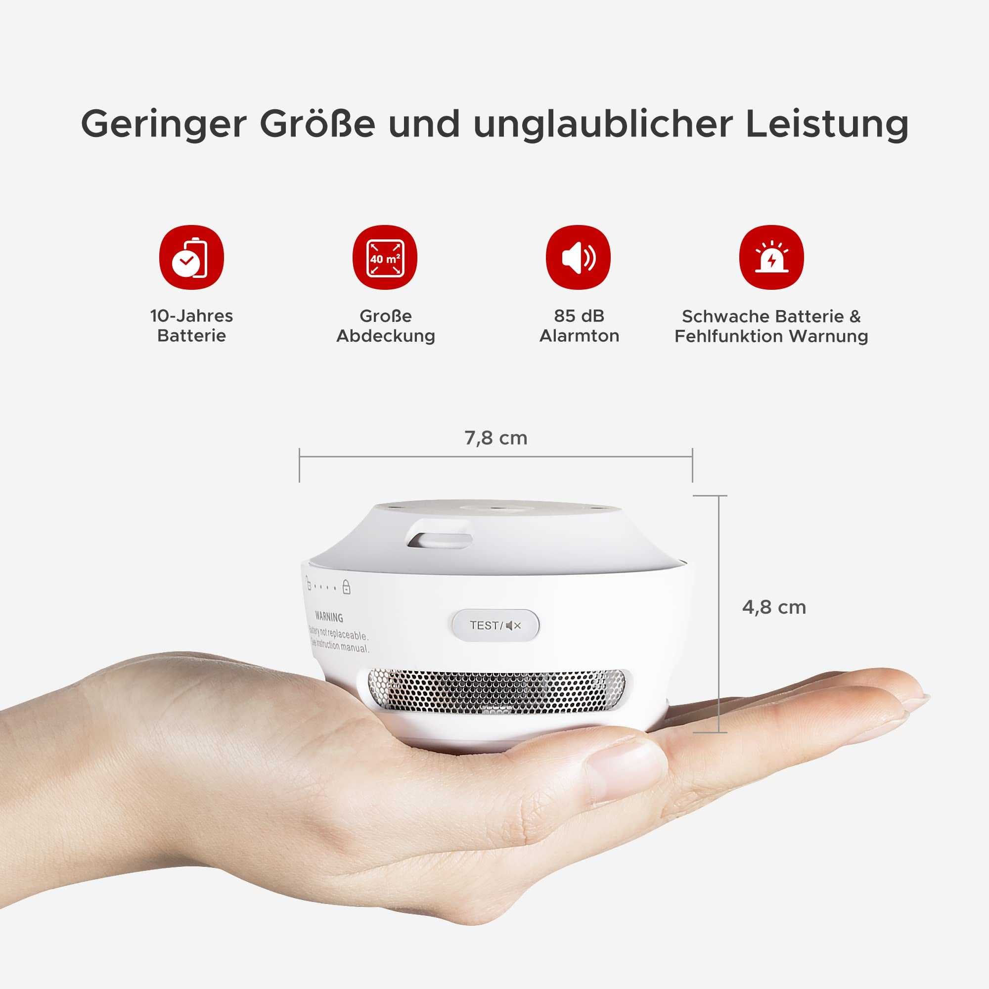 X-Sense XS01-M Mini Feueralarm - Kompakte Sicherheit im 3er Set Mesch Shop X-Sense XS01-M Mini Feueralarm - Kompakte Sicherheit im 3er Set Mesch Shop